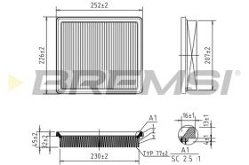 BREMS FA2145 - FILTRI ARIA - AIR FILTER