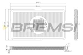 BREMS FA2147 - FILTRI ARIA - AIR FILTER