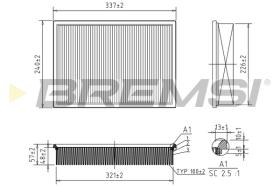 BREMS FA2169 - FILTRI ARIA - AIR FILTER