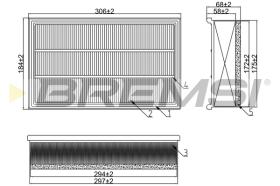 BREMS FA2178 - FILTRI ARIA - AIR FILTER