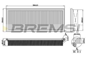 BREMS FA2192 - FILTRI ARIA - AIR FILTER