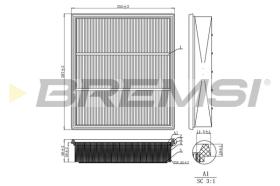 BREMS FA2260 - FILTRI ARIA - AIR FILTER