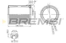 BREMS FA2295 - FILTRI ARIA - AIR FILTER