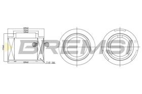 BREMS FA2406 - FILTRI ARIA - AIR FILTER