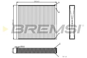 BREMS FC0073 - FILTRI ABITACOLO - CABIN FILTER