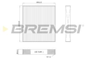 BREMS FC0075C - FILTRI ABITACOLO - CABIN FILTER