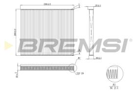 BREMS FC0079A - FILTRI ABITACOLO - CABIN FILTER