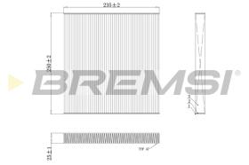 BREMS FC0082 - FILTRI ABITACOLO - CABIN FILTER