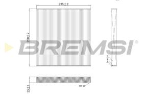 BREMS FC0082C - FILTRI ABITACOLO - CABIN FILTER