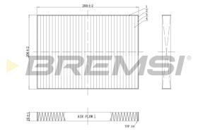 BREMS FC0084C - FILTRI ABITACOLO - CABIN FILTER