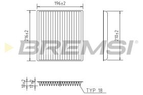 BREMS FC0089 - FILTRI ABITACOLO - CABIN FILTER