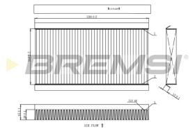 BREMS FC0090 - FILTRI ABITACOLO - CABIN FILTER