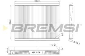 BREMS FC0091 - FILTRI ABITACOLO - CABIN FILTER