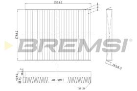 BREMS FC0091C - FILTRI ABITACOLO - CABIN FILTER