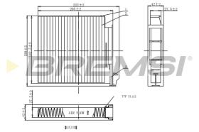 BREMS FC0093 - FILTRI ABITACOLO - CABIN FILTER