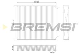 BREMS FC0103C - FILTRI ABITACOLO - CABIN FILTER