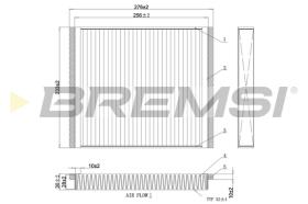 BREMS FC0107A - FILTRI ABITACOLO - CABIN FILTER