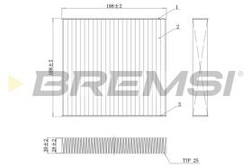 BREMS FC0171C - FILTRI ABITACOLO - CABIN FILTER