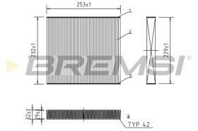 BREMS FC0177 - FILTRI ABITACOLO - CABIN FILTER