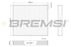 BREMS FC0183C - FILTRI ABITACOLO - CABIN FILTER