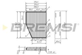 BREMS FC0190 - FILTRI ABITACOLO - CABIN FILTER