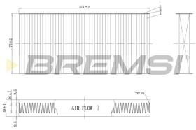 BREMS FC0403 - FILTRI ABITACOLO - CABIN FILTER