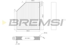 BREMS FC0406A - FILTRI ABITACOLO - CABIN FILTER