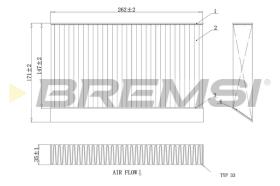 BREMS FC0408C - FILTRI ABITACOLO - CABIN FILTER