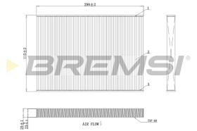 BREMS FC0412 - FILTRI ABITACOLO - CABIN FILTER