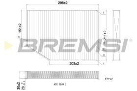 BREMS FC0421C - FILTRI ABITACOLO - CABIN FILTER