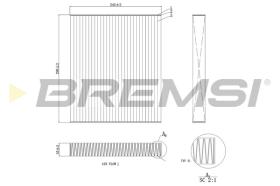 BREMS FC0424C - FILTRI ABITACOLO - CABIN FILTER