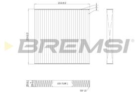 BREMS FC0439C - FILTRI ABITACOLO - CABIN FILTER