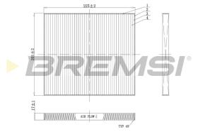 BREMS FC0447 - FILTRI ABITACOLO - CABIN FILTER