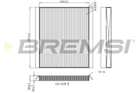 BREMS FC0453 - FILTRI ABITACOLO - CABIN FILTER