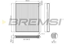 BREMS FC0453C - FILTRI ABITACOLO - CABIN FILTER