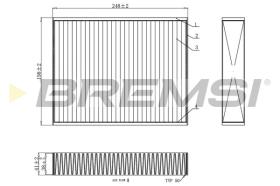 BREMS FC0455 - FILTRI ABITACOLO - CABIN FILTER