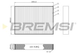 BREMS FC0457C - FILTRI ABITACOLO - CABIN FILTER