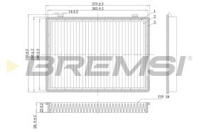 BREMS FC0466C - FILTRI ABITACOLO - CABIN FILTER