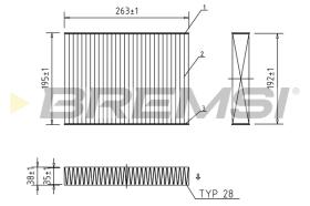 BREMS FC0468A - FILTRI ABITACOLO - CABIN FILTER