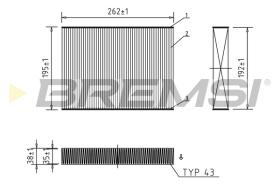 BREMS FC0469 - FILTRI ABITACOLO - CABIN FILTER