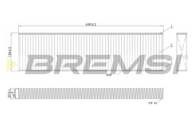 BREMS FC0474A - FILTRI ABITACOLO - CABIN FILTER