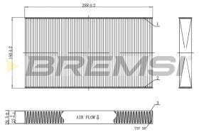 BREMS FC0477 - FILTRI ABITACOLO - CABIN FILTER