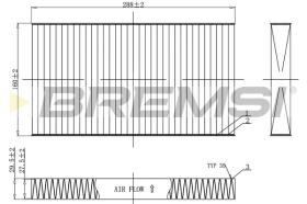 BREMS FC0477C - FILTRI ABITACOLO - CABIN FILTER