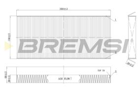 BREMS FC0480 - FILTRI ABITACOLO - CABIN FILTER