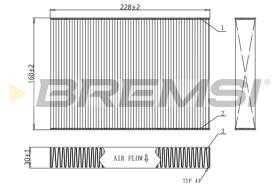 BREMS FC0481C - FILTRI ABITACOLO - CABIN FILTER