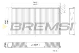 BREMS FC0488C - FILTRI ABITACOLO - CABIN FILTER