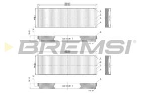 BREMS FC0851 - FILTRI ABITACOLO - CABIN FILTER