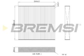 BREMS FC0855 - FILTRI ABITACOLO - CABIN FILTER