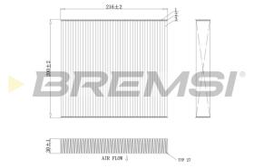 BREMS FC0855C - FILTRI ABITACOLO - CABIN FILTER