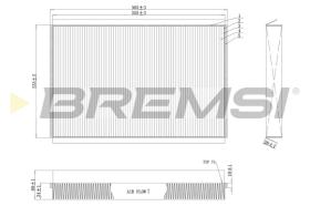 BREMS FC0857 - FILTRI ABITACOLO - CABIN FILTER